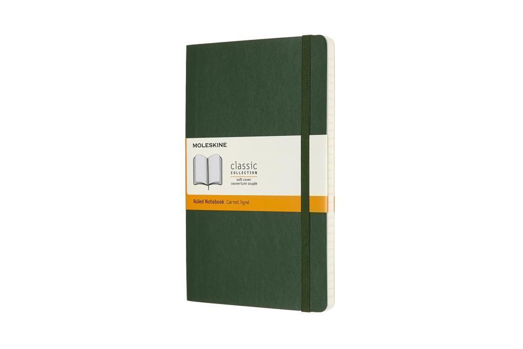 Cover: 8053853600011 | Moleskine Notizbuch Large/A5, Liniert, Myrtengrün | Moleskine | 2019