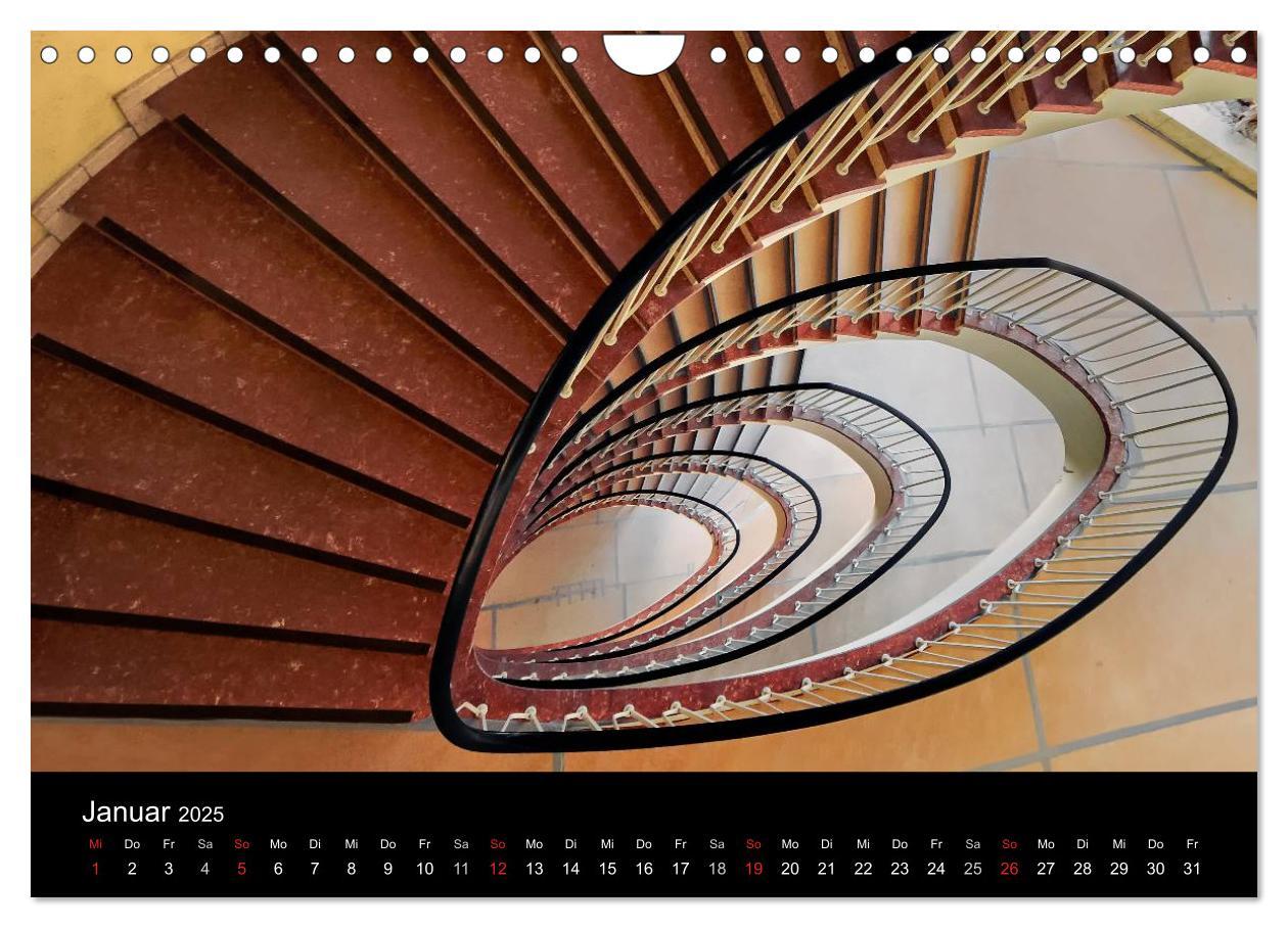 Bild: 9783435601523 | Faszination Treppen (Wandkalender 2025 DIN A4 quer), CALVENDO...