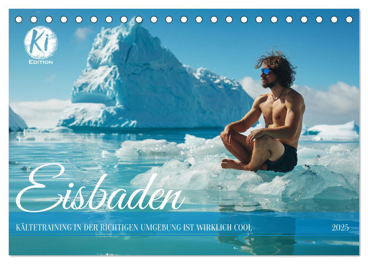 Cover: 9783383814983 | Eisbaden (Tischkalender 2025 DIN A5 quer), CALVENDO Monatskalender