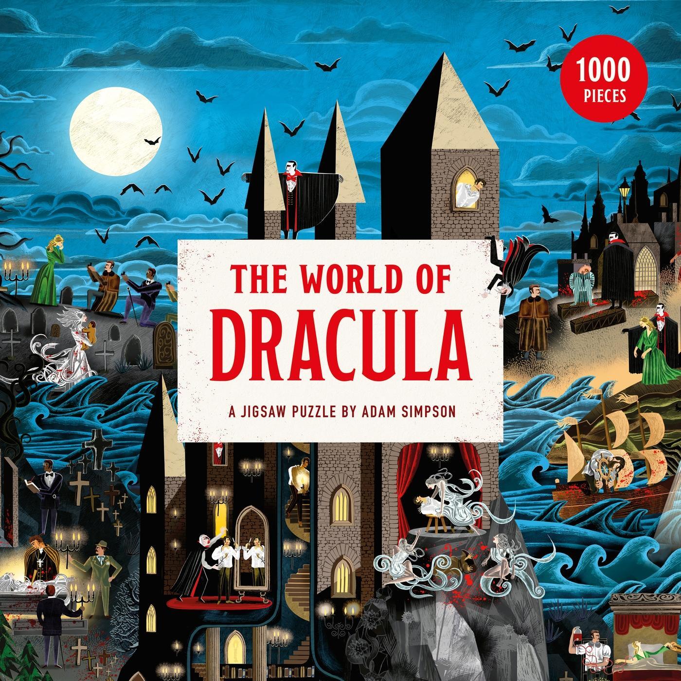 Cover: 9781913947774 | The World of Dracula 1000 Piece Puzzle | Adam Simpson (u. a.) | Spiel