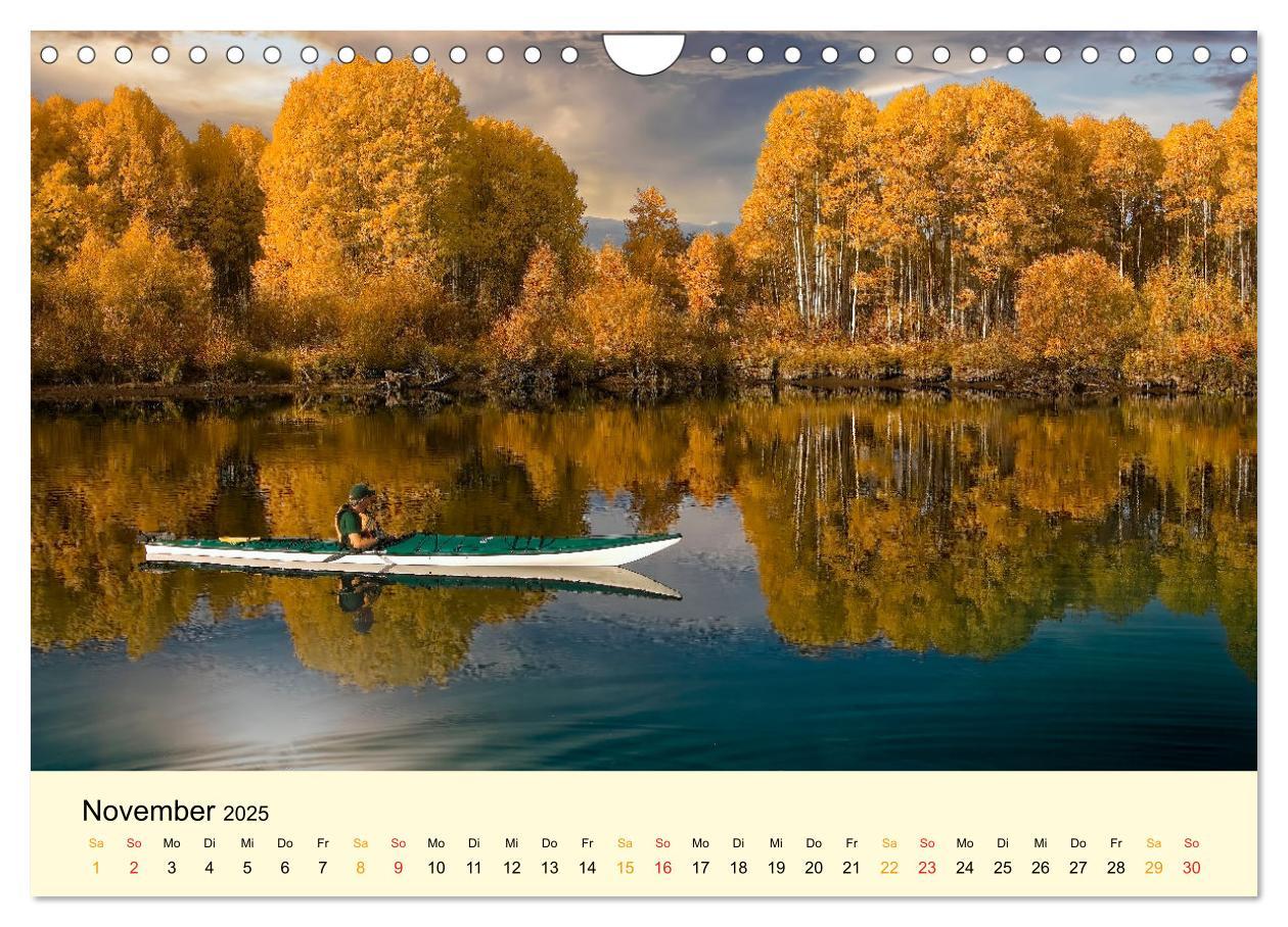 Bild: 9783383923432 | Kajak Abenteuer (Wandkalender 2025 DIN A4 quer), CALVENDO...