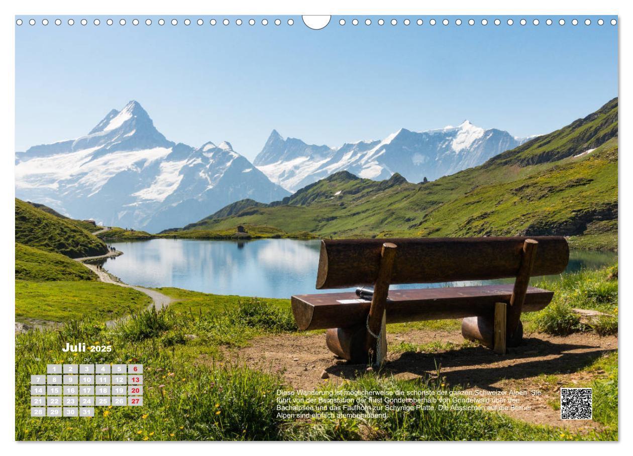 Bild: 9783435117390 | Wandern in den Alpen (Wandkalender 2025 DIN A3 quer), CALVENDO...