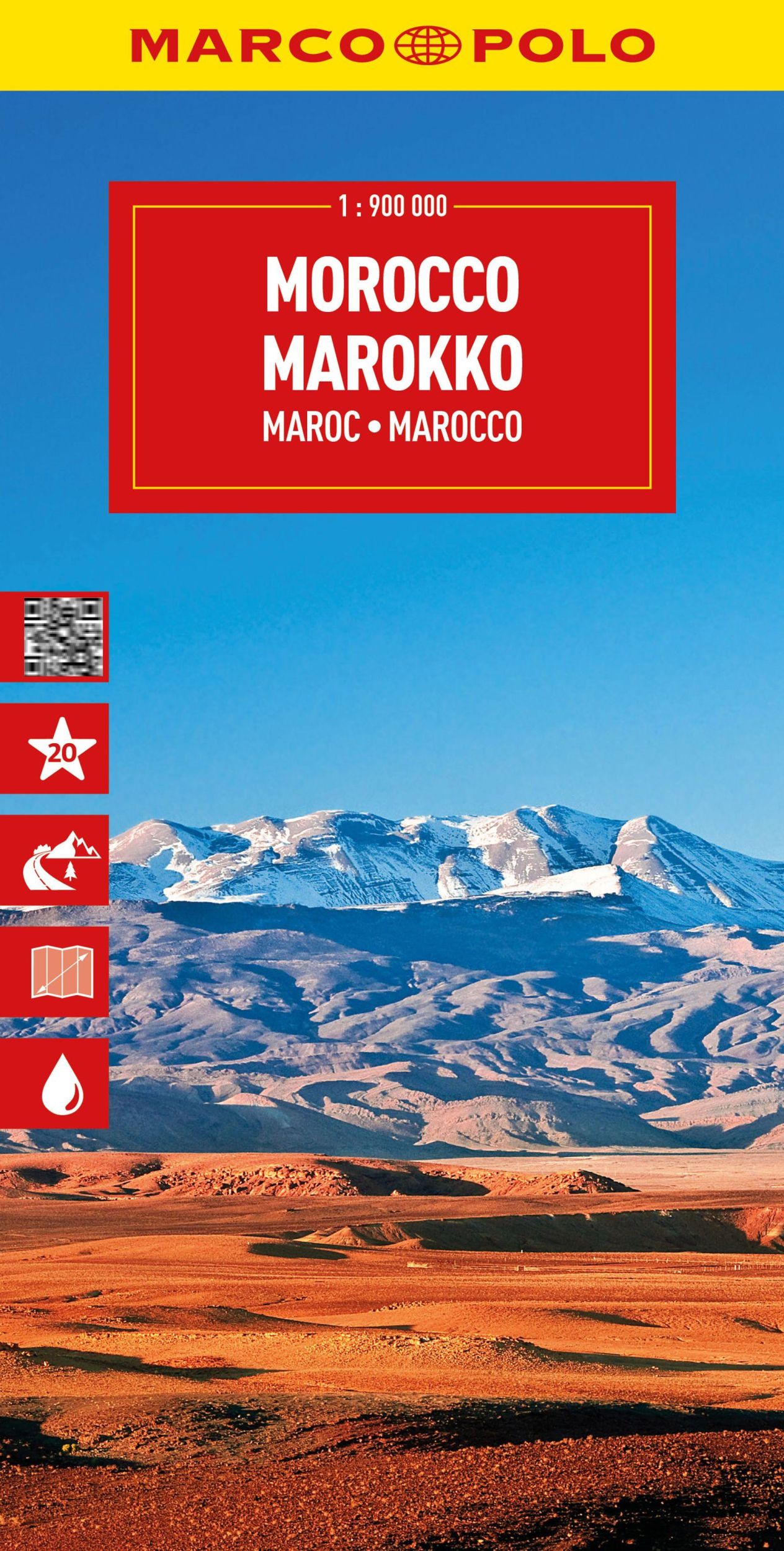 Cover: 9783575022035 | MARCO POLO Reisekarte Marokko 1:900.000 | (Land-)Karte | Deutsch