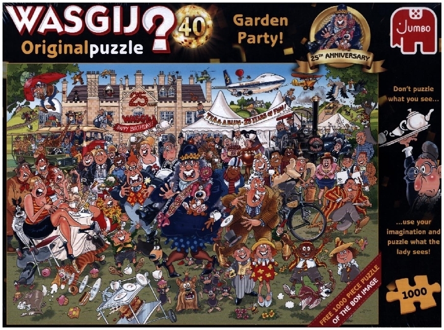 Cover: 8710126250198 | Wasgij Original 40 - Gartenfest | Spiel | 25019 | Deutsch | 2023