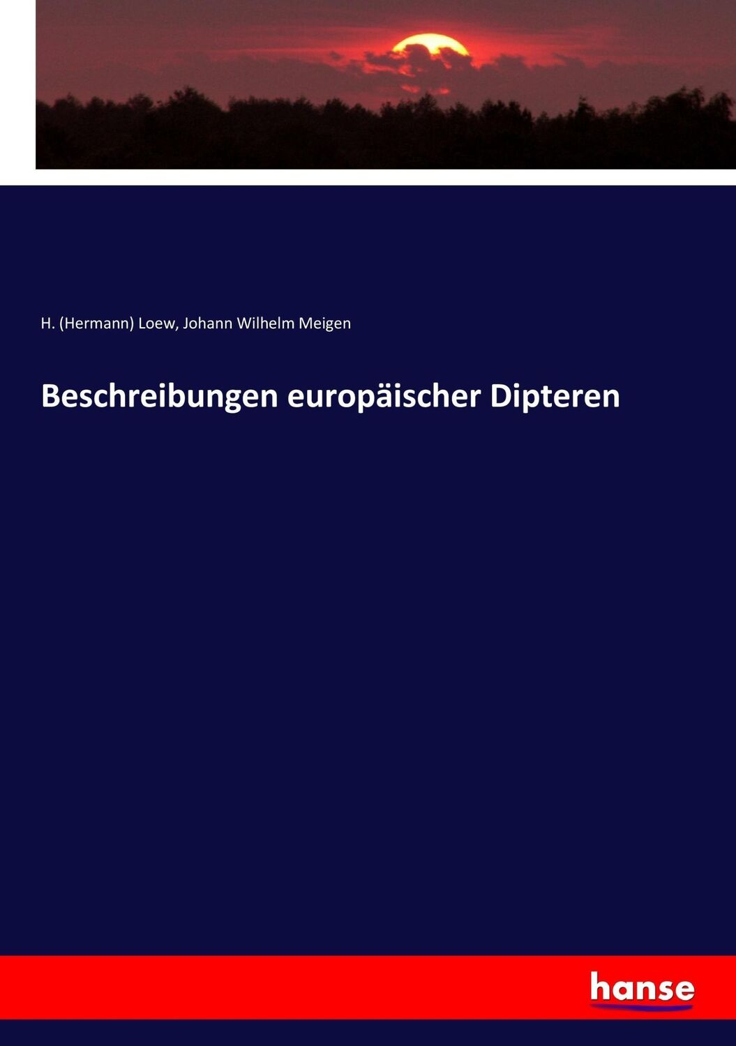 Cover: 9783744612944 | Beschreibungen europäischer Dipteren | H. Loew (u. a.) | Taschenbuch