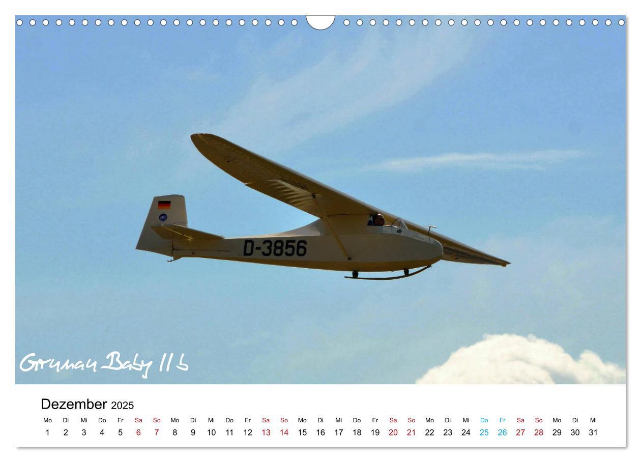 Bild: 9783435389667 | Flugzeuge auf der Wasserkuppe 2025 (Wandkalender 2025 DIN A3 quer),...