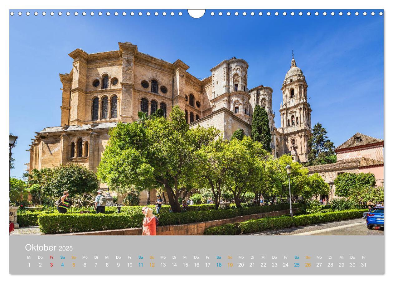 Bild: 9783435231119 | Malaga - andalusische Mittelmeerküste (Wandkalender 2025 DIN A3...