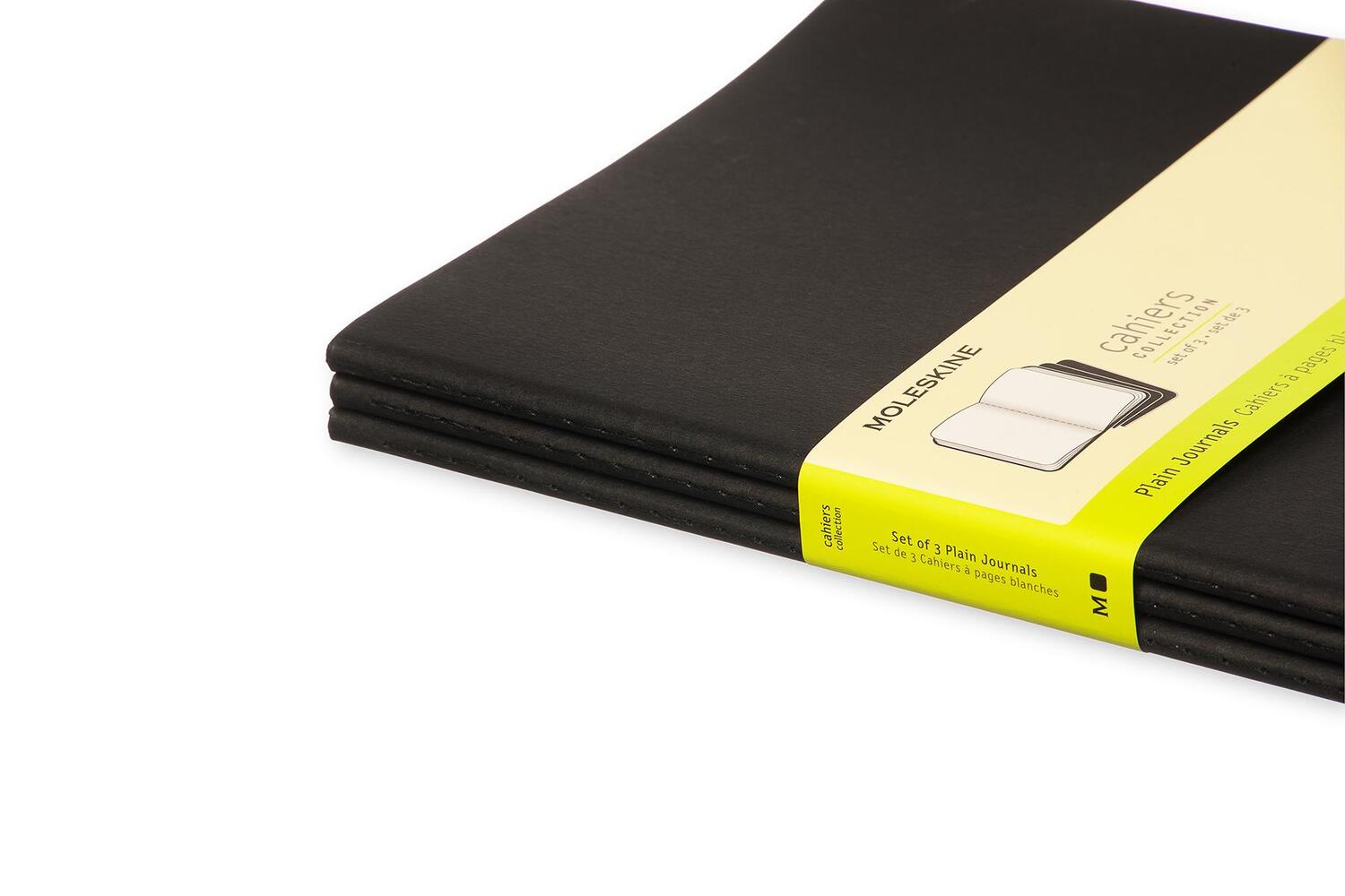 Bild: 9788883705038 | Moleskine Cahier Extra Large blanko schwarz. 3er Pack | Moleskine