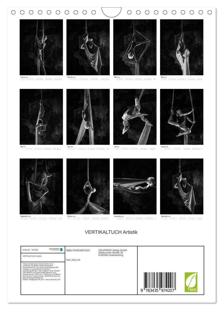 Bild: 9783435974207 | VERTIKALTUCH Artistik (Wandkalender 2025 DIN A4 hoch), CALVENDO...