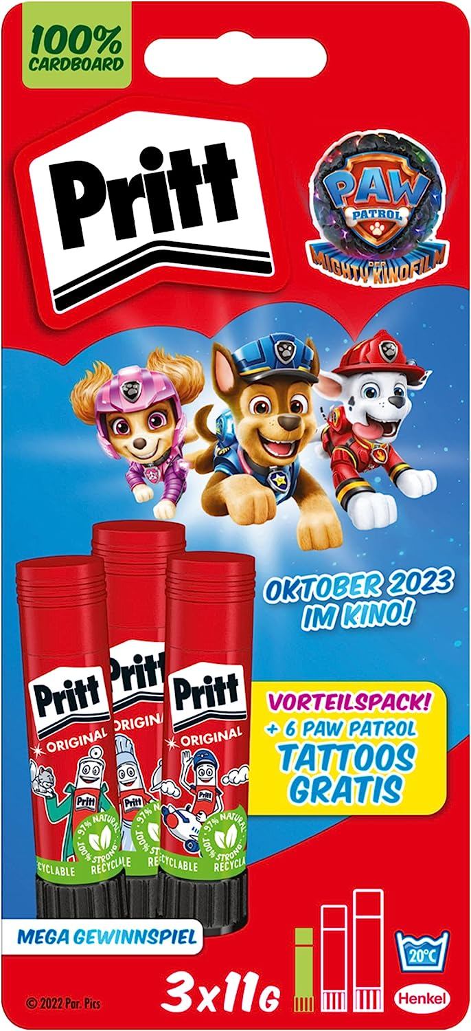 Cover: 4057278016567 | Pritt Kleben Pritt Klebestift Alles steht Kopf 2, 3x11g...