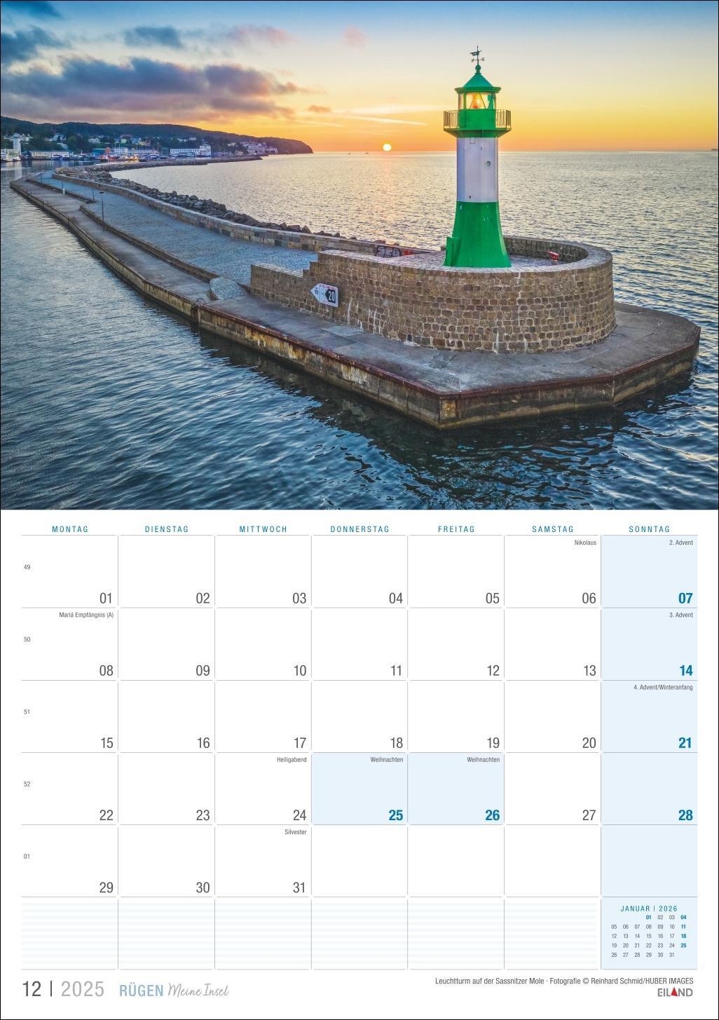 Bild: 9783964023483 | Rügen ...meine Insel Kalender 2025 | Eiland | Kalender | 13 S. | 2025