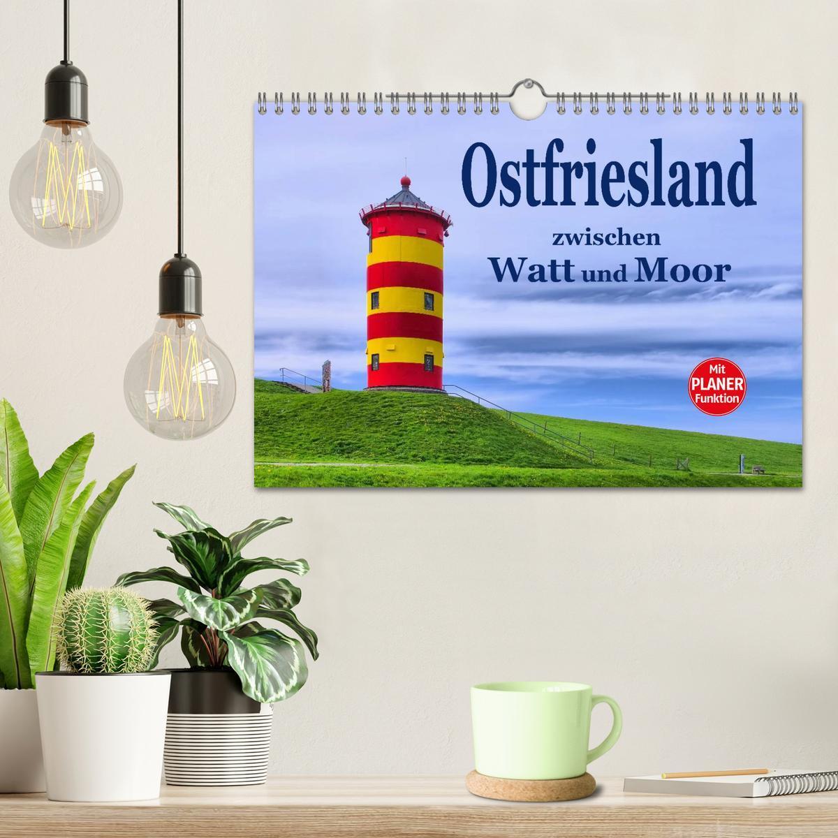 Bild: 9783435544189 | Ostfriesland - zwischen Watt und Moor (Wandkalender 2025 DIN A4...