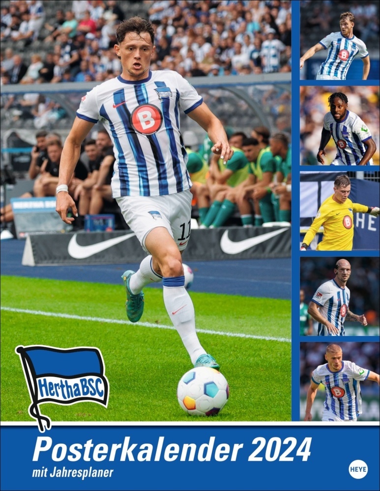 Cover: 9783756405411 | Hertha BSC Posterkalender 2025 | Kalender | Spiralbindung | 15 S.