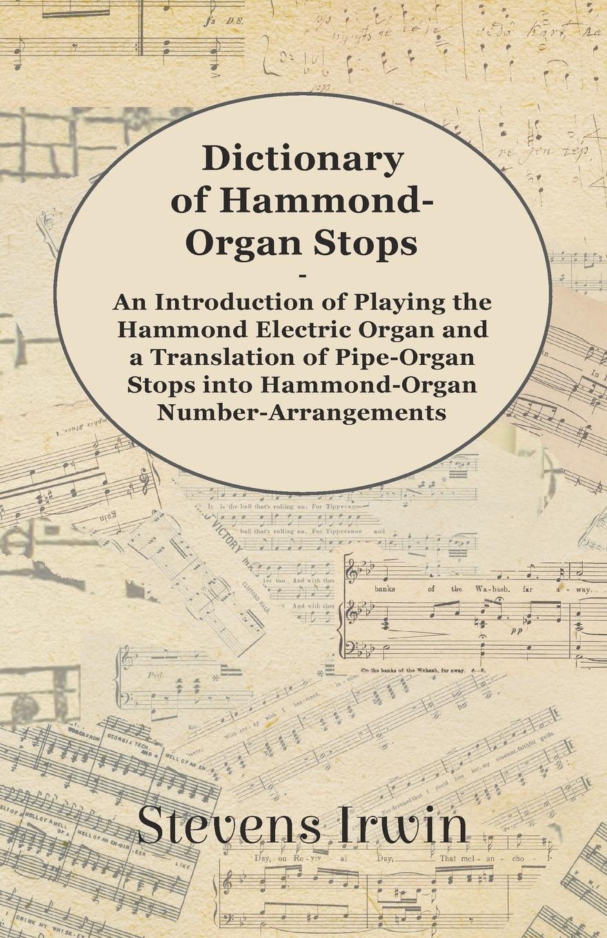 Cover: 9781447455417 | Dictionary of Hammond-Organ Stops - An Introduction of Playing the...