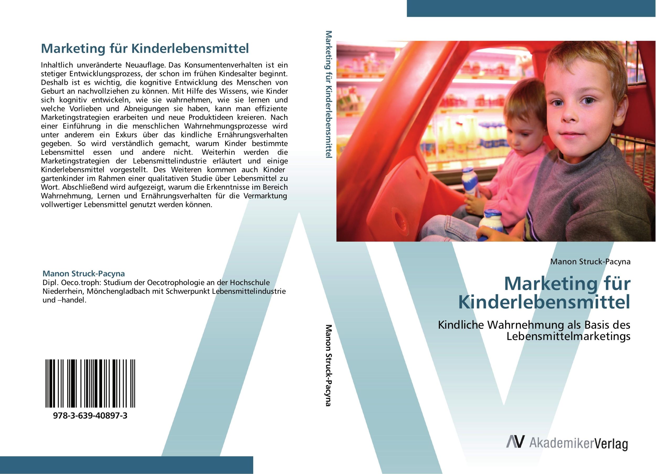 Cover: 9783639408973 | Marketing für Kinderlebensmittel | Manon Struck-Pacyna | Taschenbuch