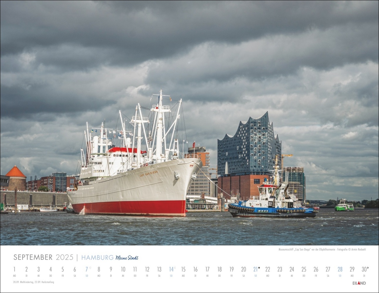 Bild: 9783964023520 | Hamburg - Meine Stadt Kalender 2025 | Kalender | Spiralbindung | 13 S.