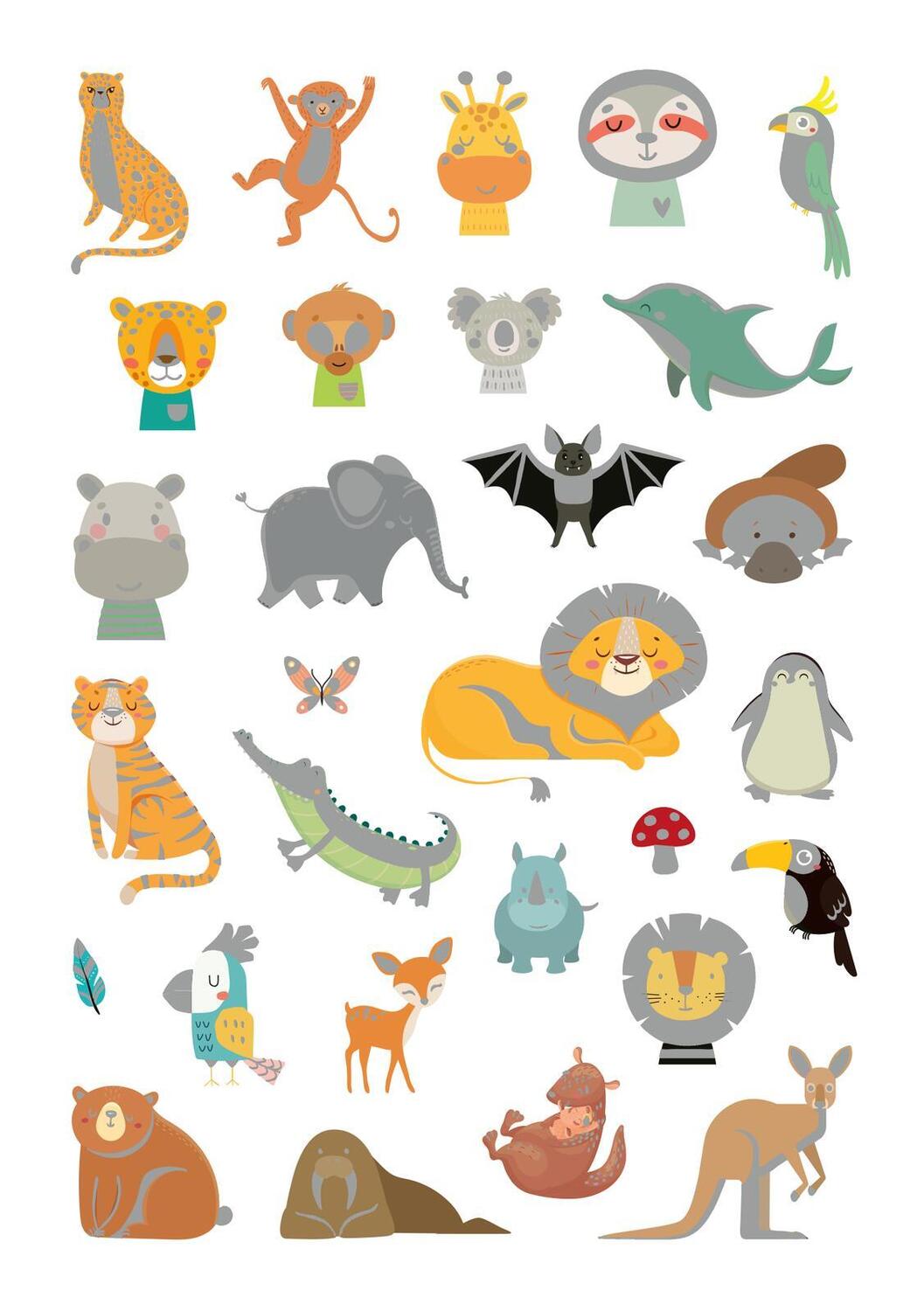 Bild: 4014489133285 | Metallic-Sticker - Wilde Tiere | Über 200 Super-Glanz-Sticker | Stück