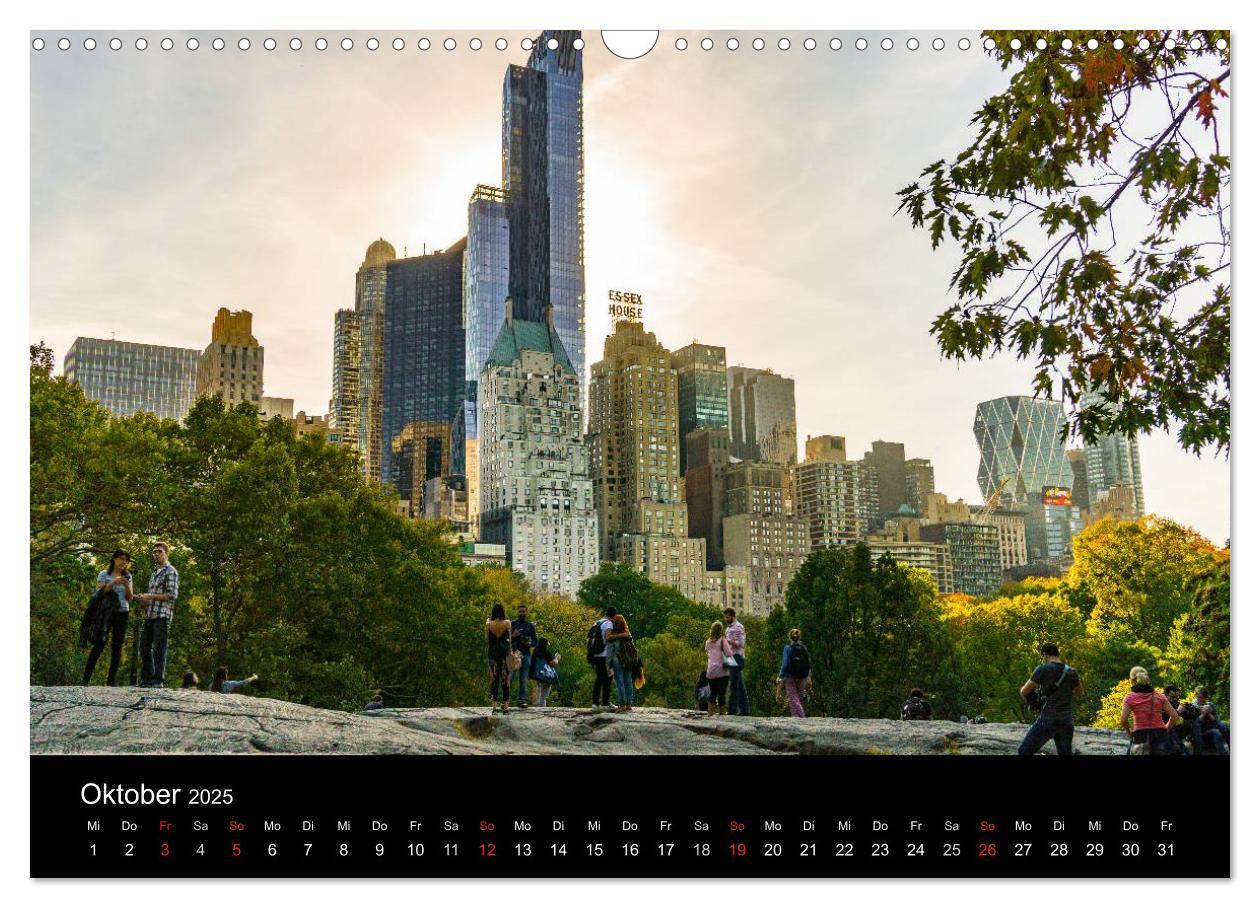 Bild: 9783435513093 | Herbst in New York (Wandkalender 2025 DIN A3 quer), CALVENDO...