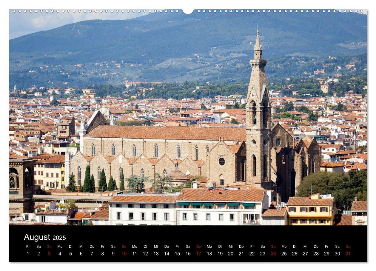 Bild: 9783435720941 | Florenz (hochwertiger Premium Wandkalender 2025 DIN A2 quer),...