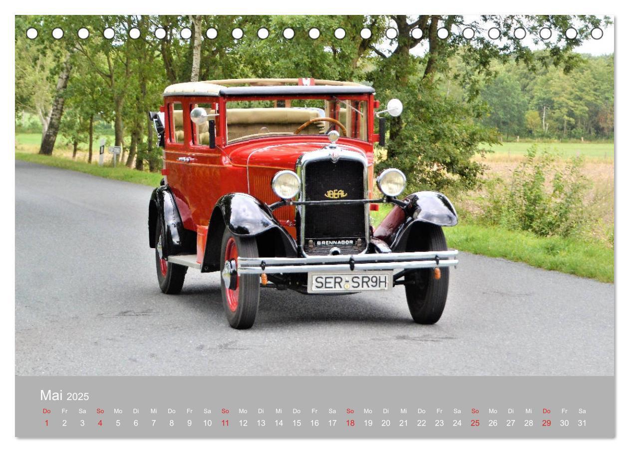 Bild: 9783435128341 | OLDTIMER-Event (Tischkalender 2025 DIN A5 quer), CALVENDO...