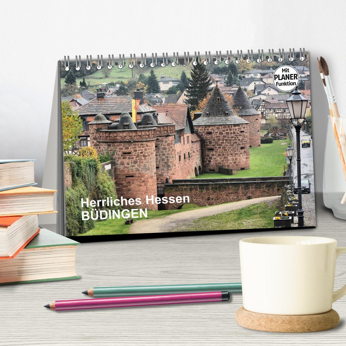 Bild: 9783435504220 | Herrliches Hessen - Büdingen (Tischkalender 2025 DIN A5 quer),...