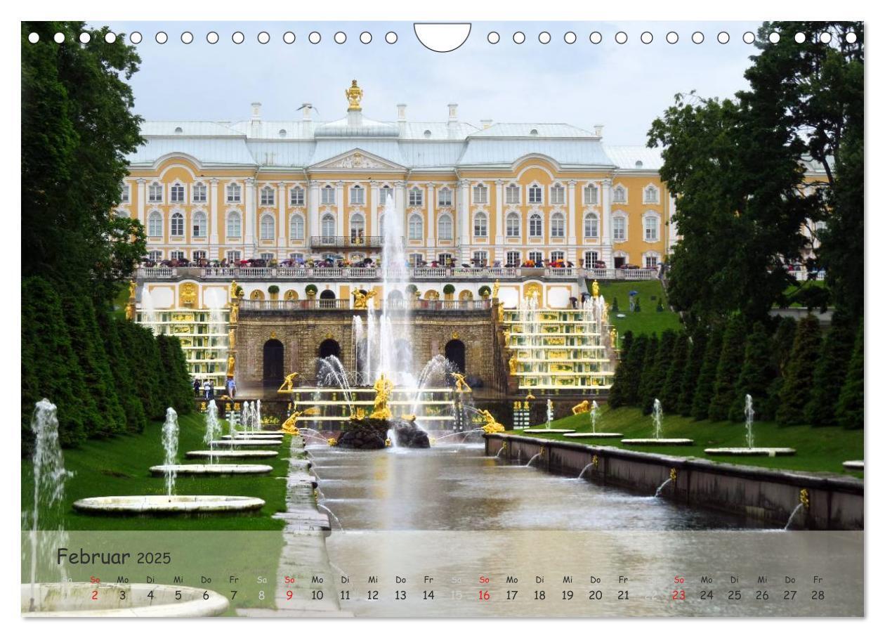 Bild: 9783435583874 | Sankt Petersburg - Paläste der Umgebung (Wandkalender 2025 DIN A4...