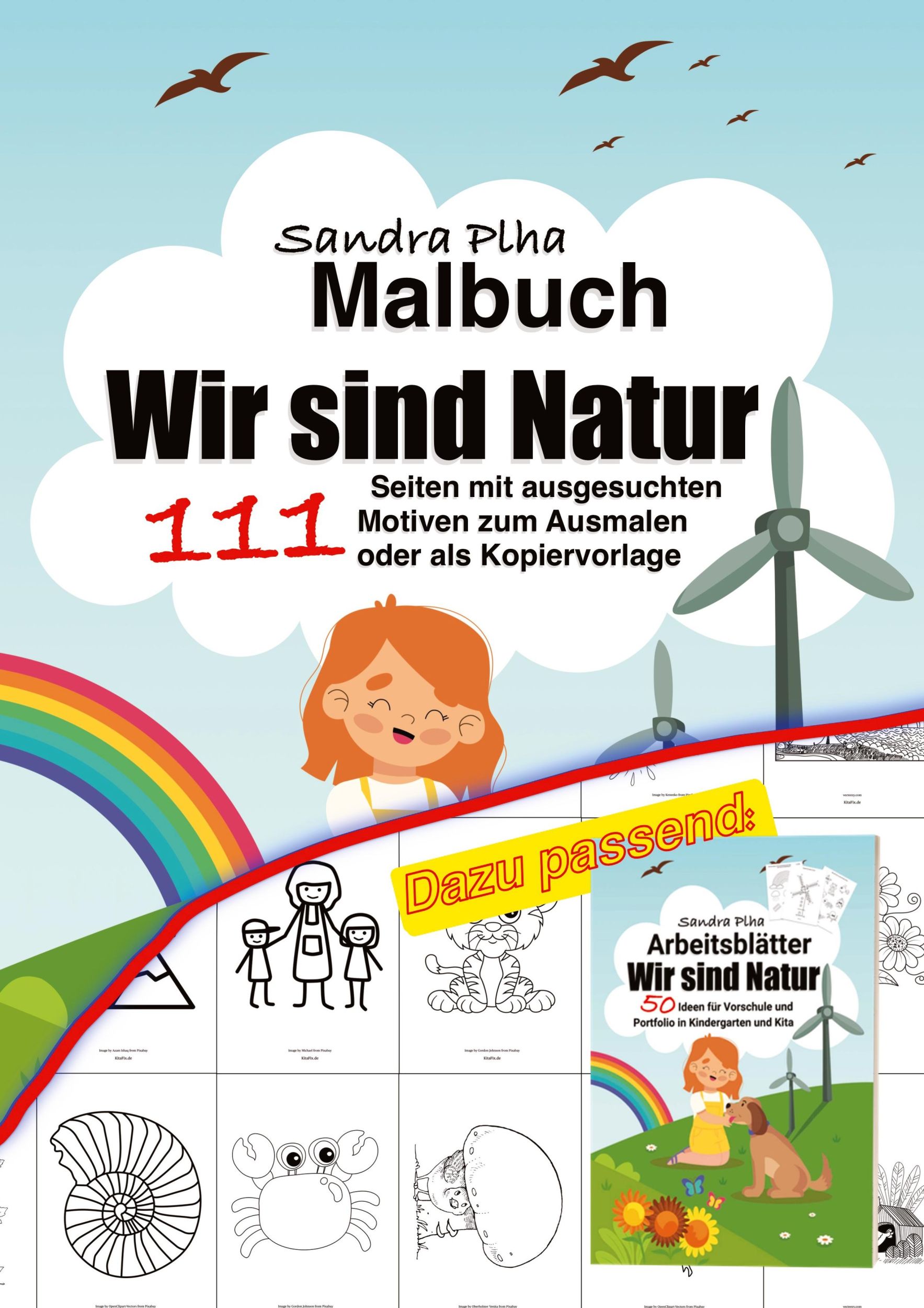 Cover: 9783384209016 | KitaFix Malbuch Wir sind Natur | Sandra Plha | Taschenbuch | Paperback