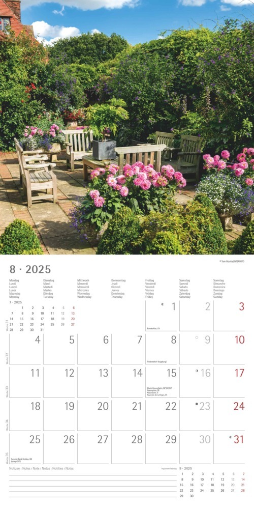 Bild: 4251732340629 | Alpha Edition - Gartenzauber 2025 Broschürenkalender, 30x30cm,...