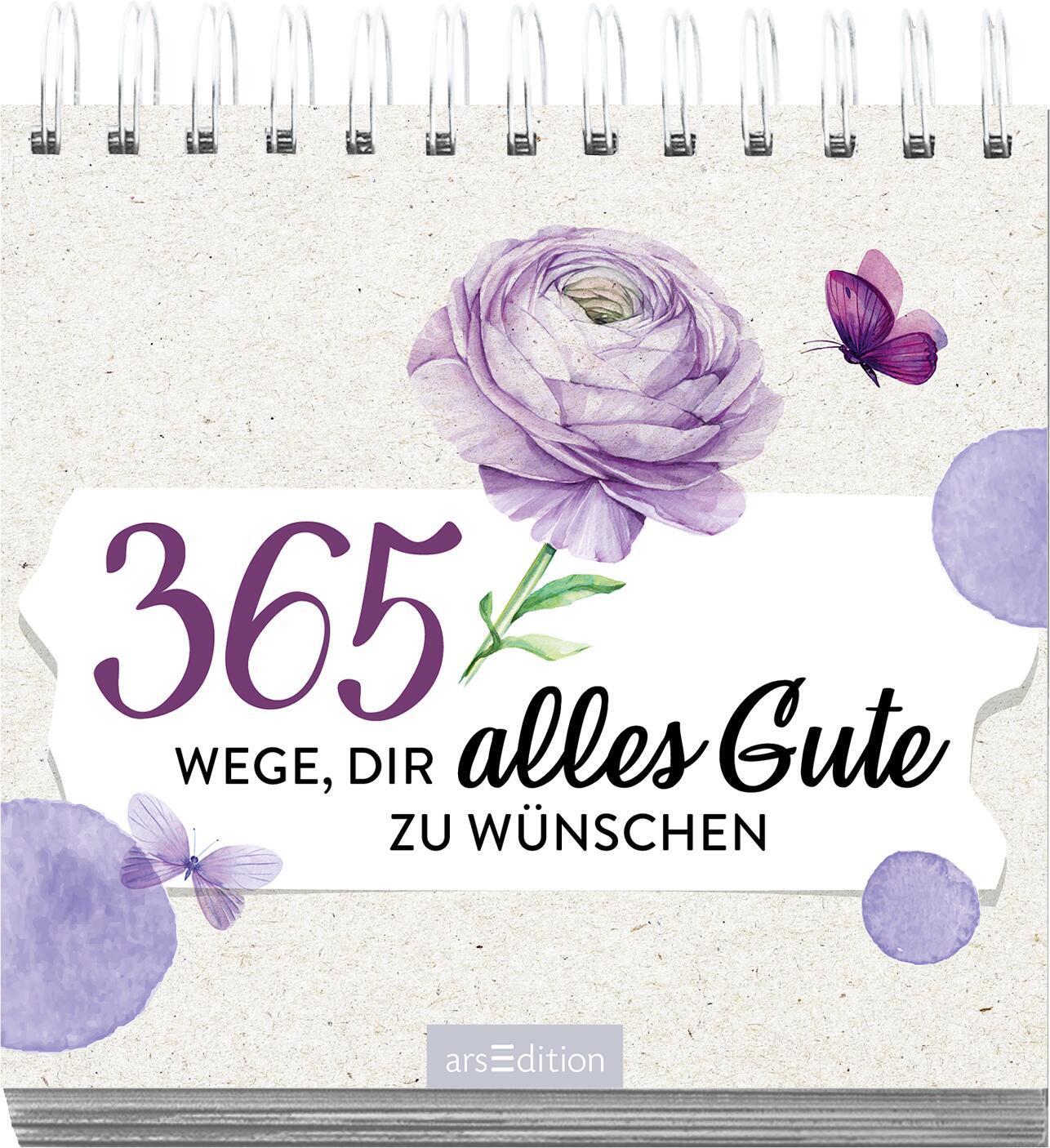 Bild: 9783845847443 | 365 Wege, dir alles Gute zu wünschen | Taschenbuch | Aufsteller | 2024