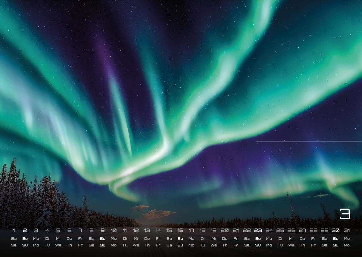 Bild: 9783986734268 | Polarlichter - grandiose Naturschauspiele - 2025 - Kalender DIN A3