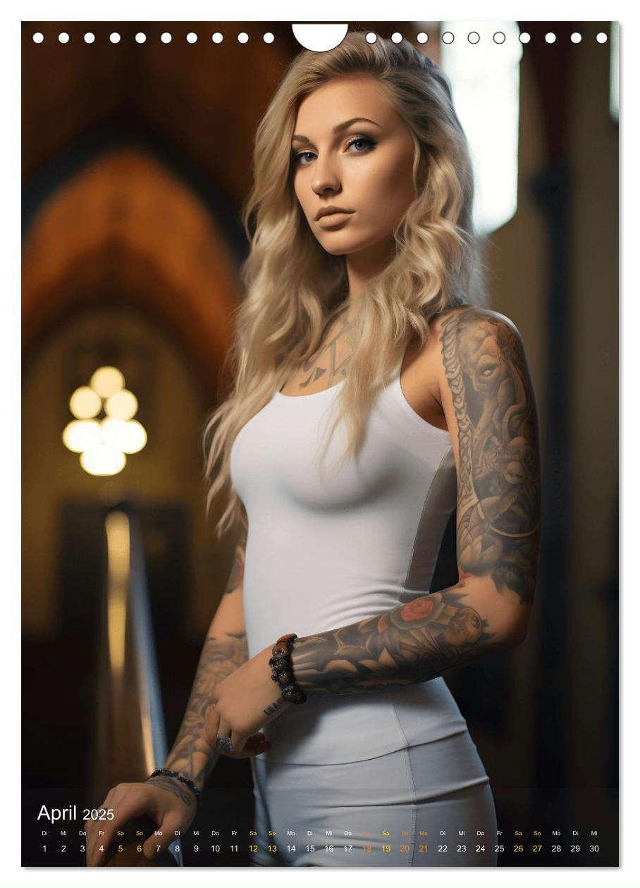 Bild: 9783435848768 | Tattoo Schönheiten - zwölf Monate, zwölf Frauen und jede Menge...