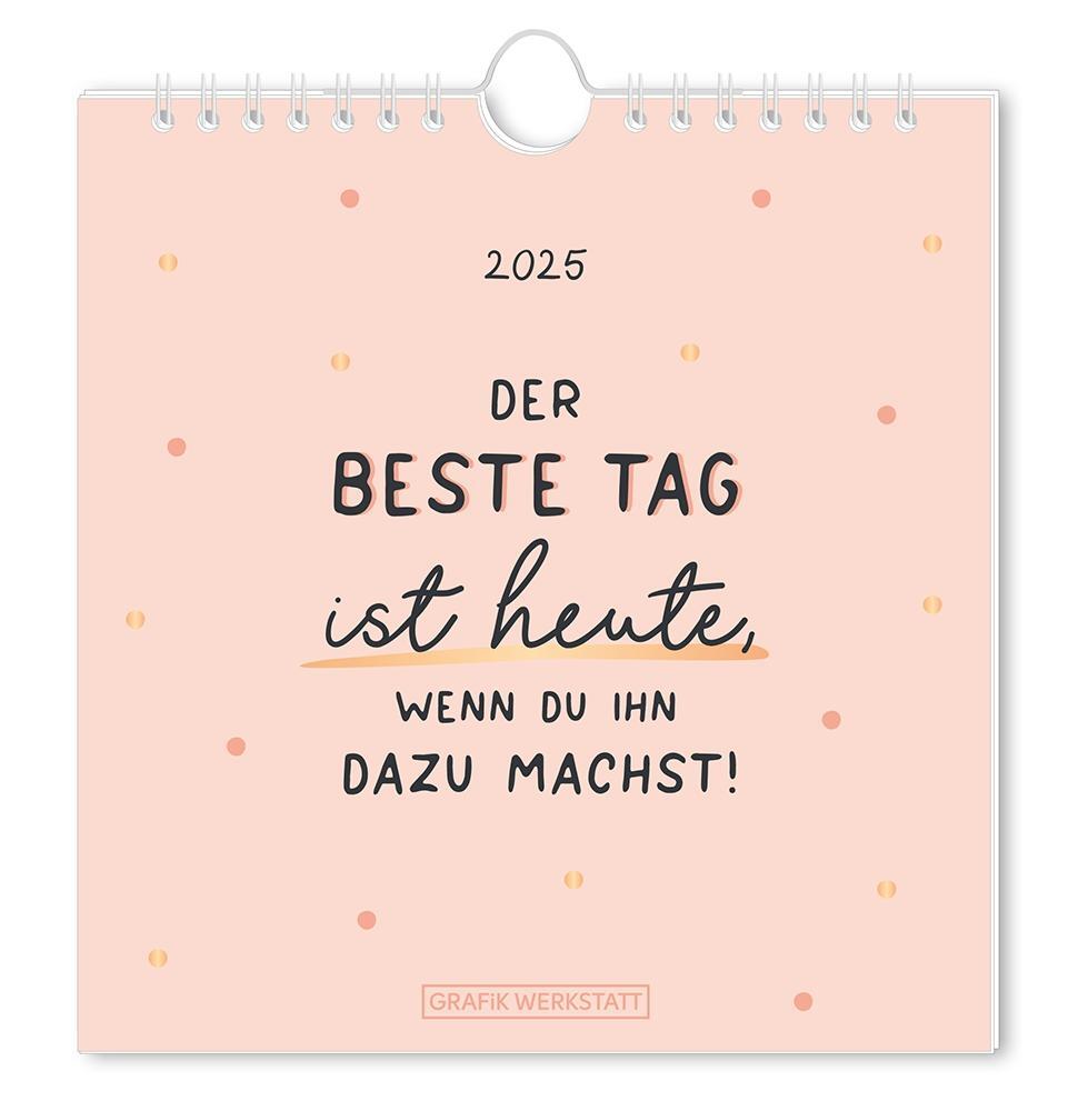 Cover: 9783986361143 | Postkartenkalender 2025 Der beste Tag | Postkartenkalender | Original