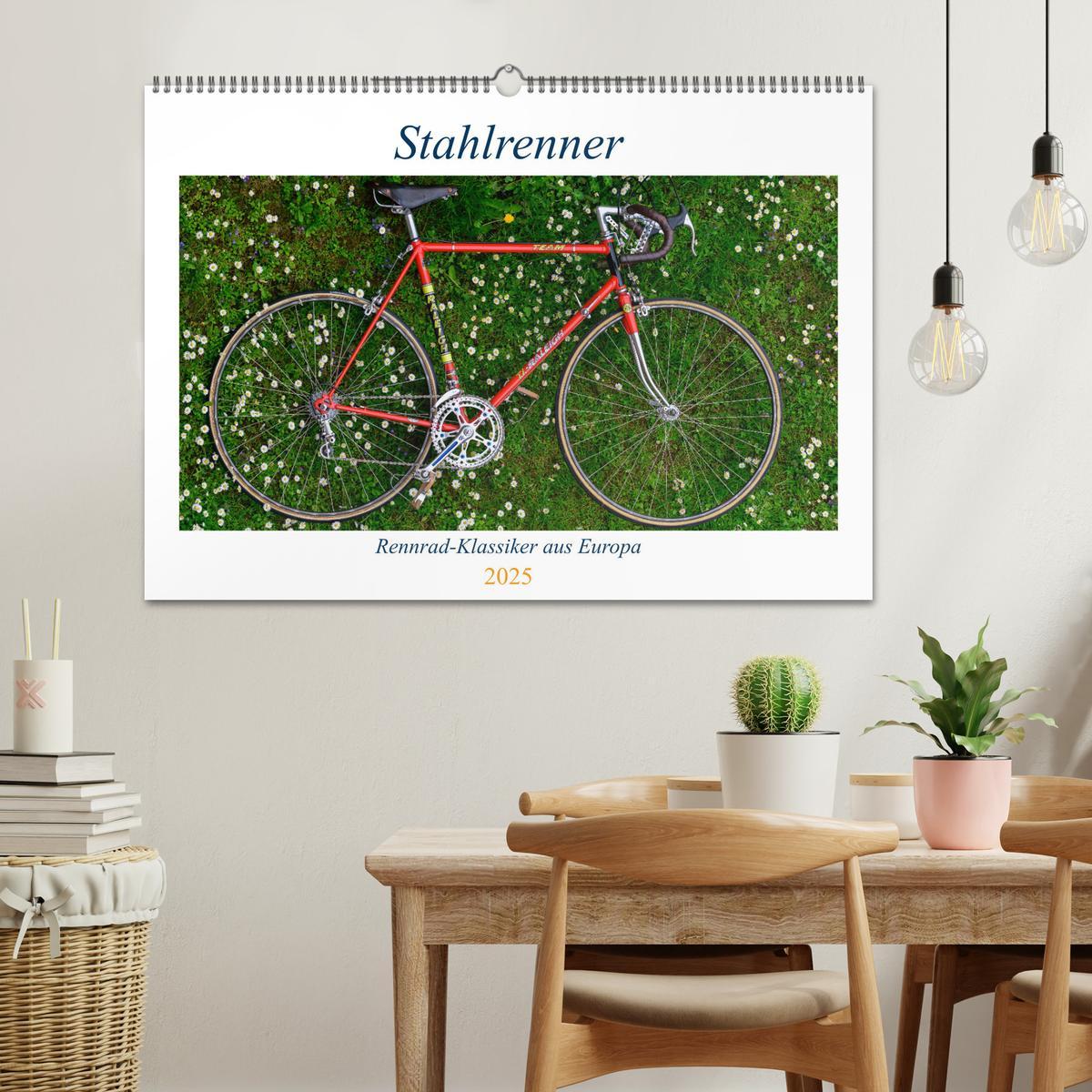 Bild: 9783435017898 | Stahlrenner - Rennrad-Klassiker aus Europa (Wandkalender 2025 DIN...