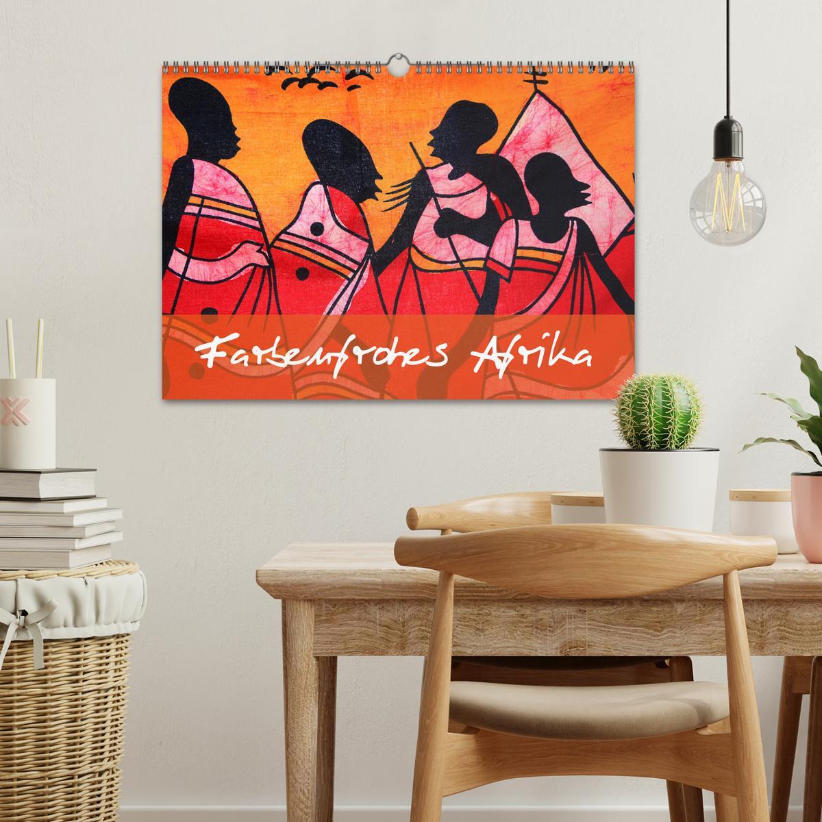 Bild: 9783435425631 | Farbenfrohes Afrika (Wandkalender 2025 DIN A3 quer), CALVENDO...