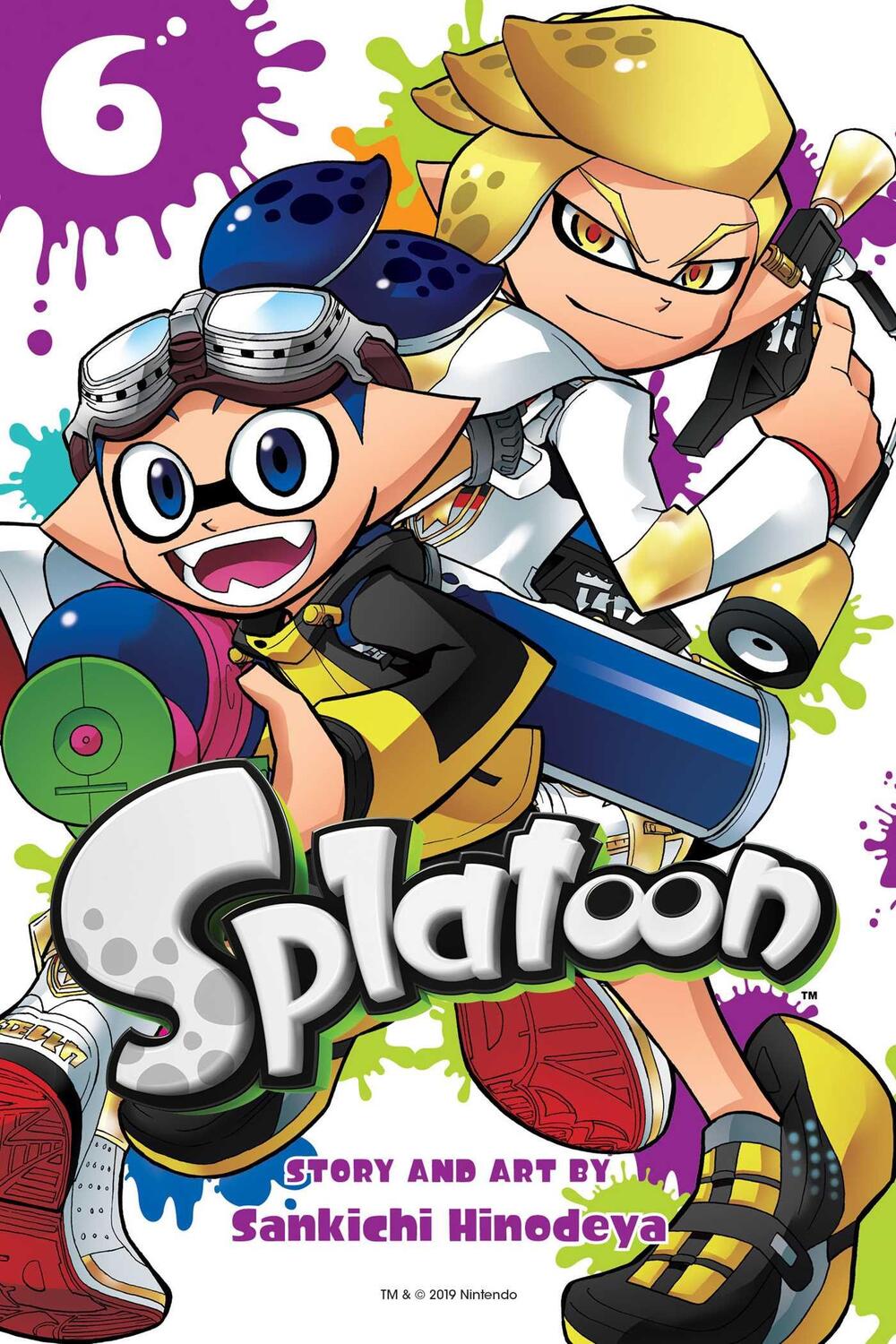 Cover: 9781974705511 | Splatoon, Vol. 6 | Sankichi Hinodeya | Taschenbuch | Splatoon | 2019