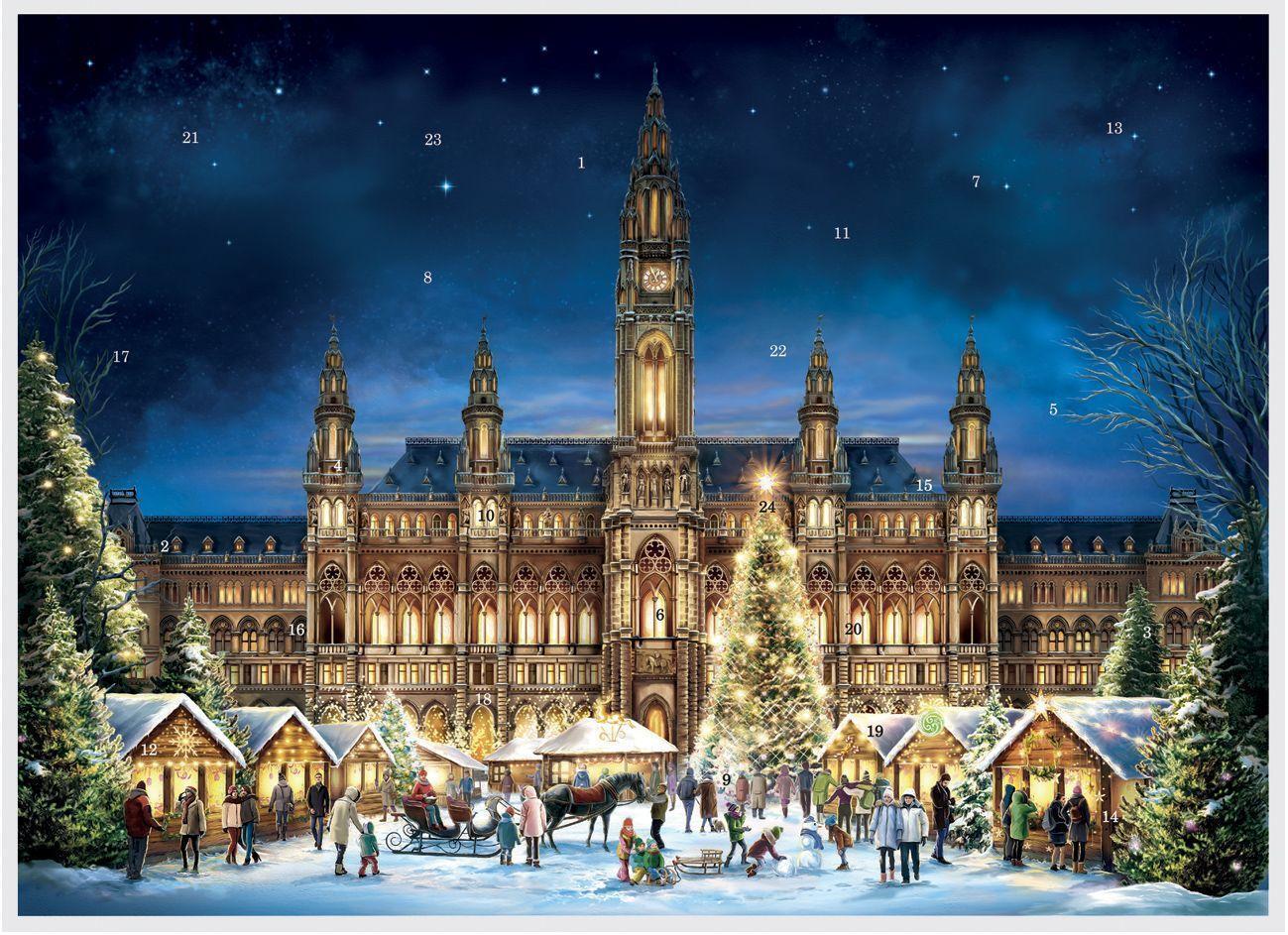 Cover: 4025985993280 | Adventskalender "Rathaus Wien" | Papier-Adventskalender | M. Haduk