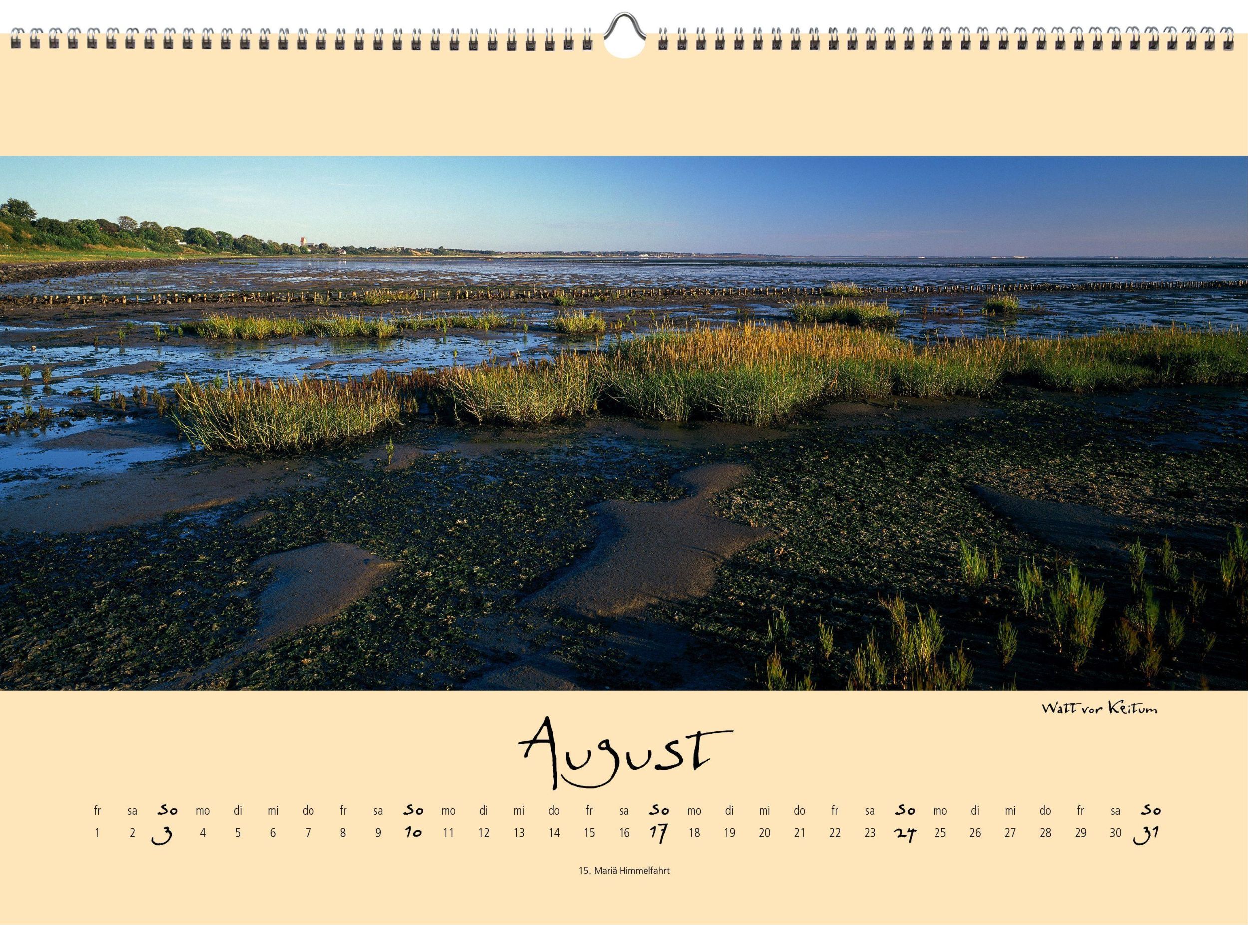 Bild: 9783944498614 | Sylt-die Insel 2025 Panoramakalender | Gernot Westendorf | Kalender