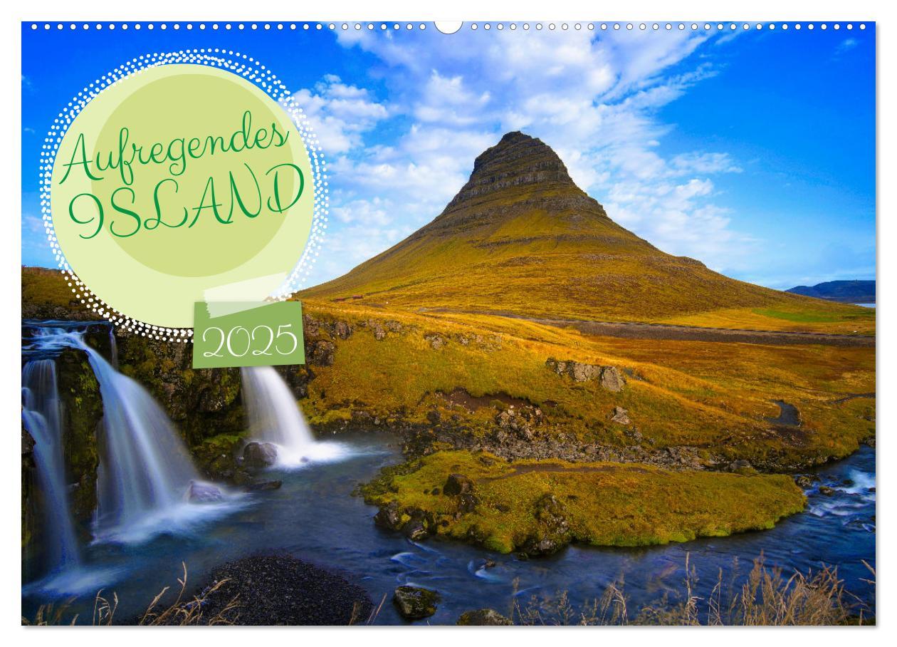 Cover: 9783435080526 | Aufregendes Island (Wandkalender 2025 DIN A2 quer), CALVENDO...