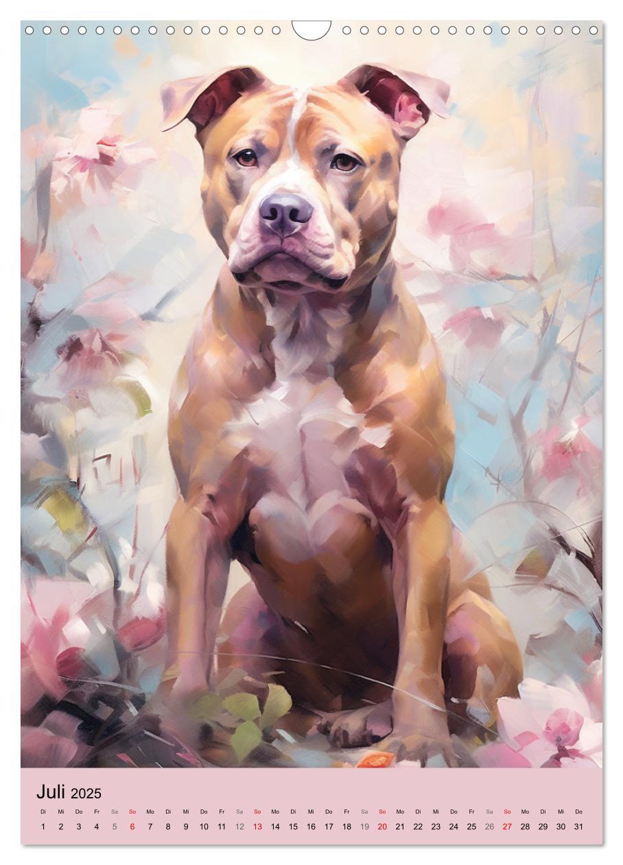 Bild: 9783435867073 | Pit Bull Aquarelle. Illustrationen von tollen Hunden (Wandkalender...