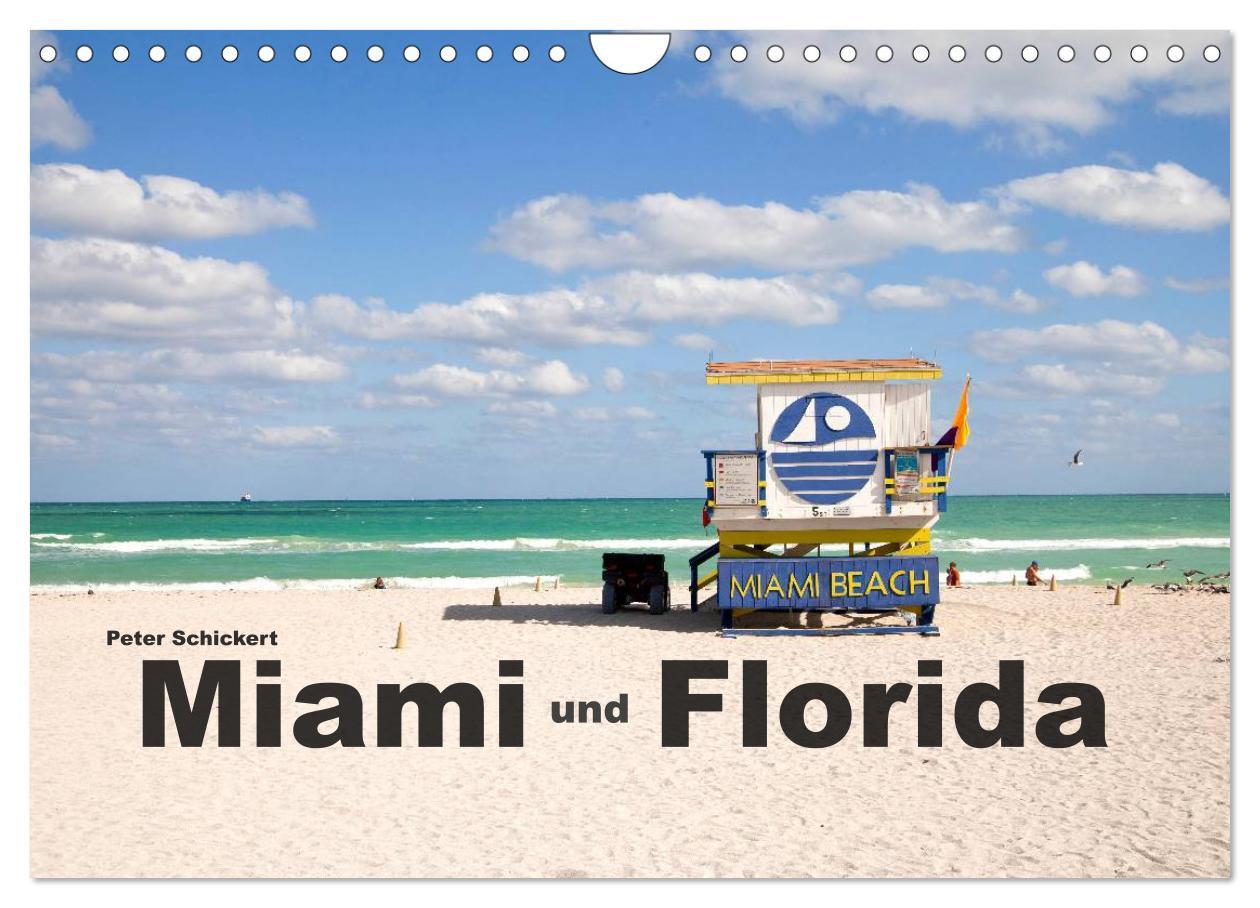 Cover: 9783435743926 | Miami und Florida (Wandkalender 2025 DIN A4 quer), CALVENDO...