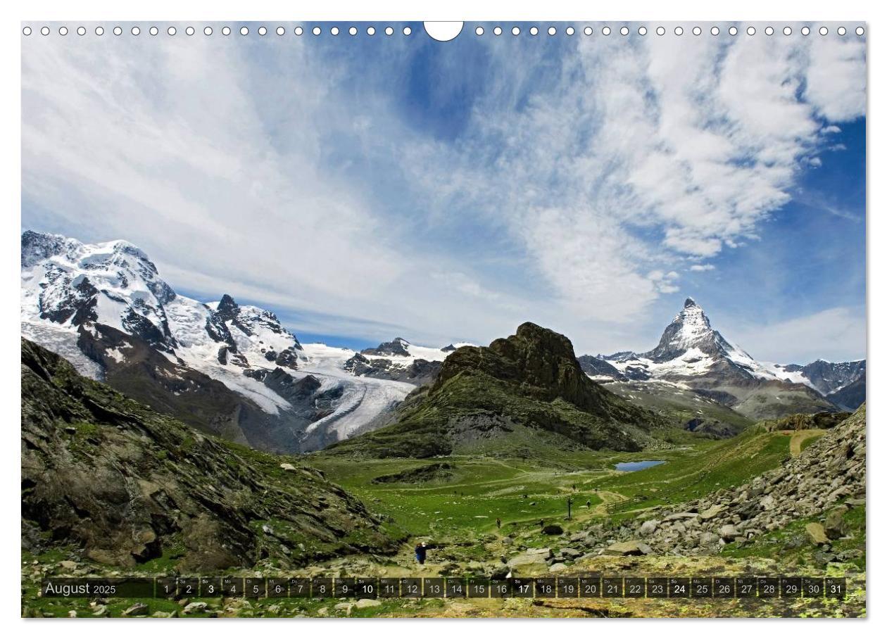 Bild: 9783435729142 | Alpen live - Rund um das Matterhorn (Wandkalender 2025 DIN A3...