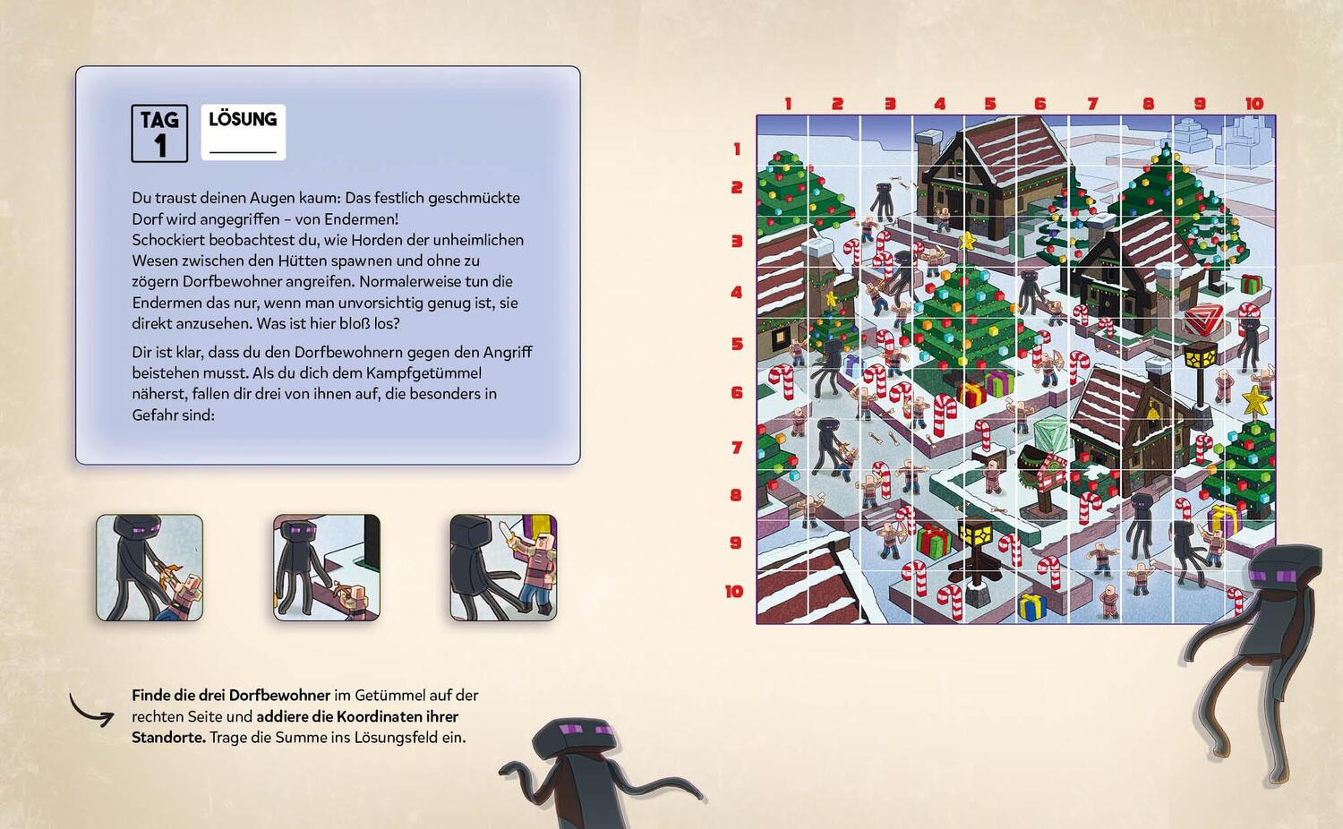 Bild: 9783745923551 | Escape-Adventskalender für Minecrafter: Das Ei des Enderdrachen | Buch