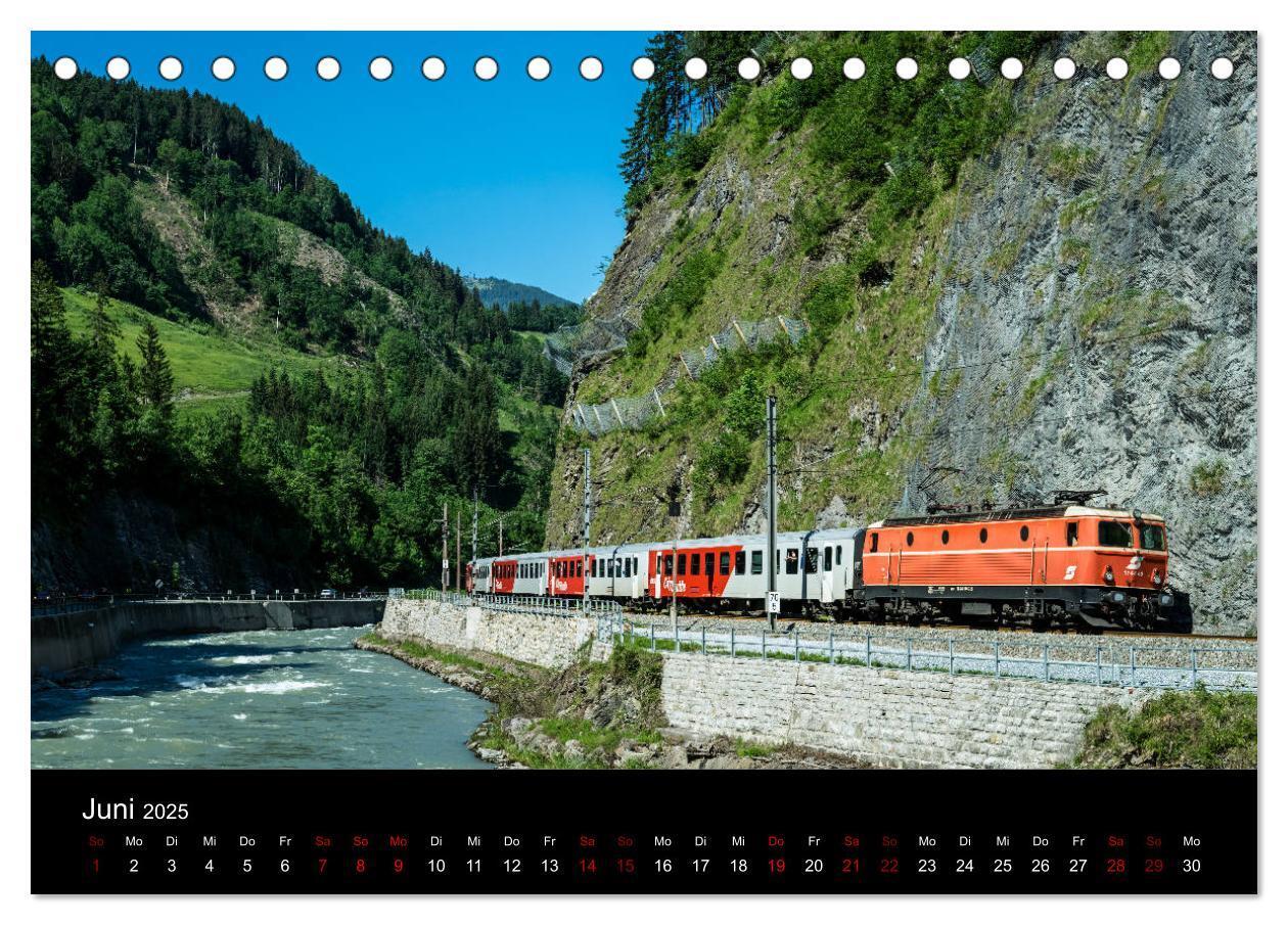 Bild: 9783435403592 | Die Bahn im Salzburgerland (Tischkalender 2025 DIN A5 quer),...