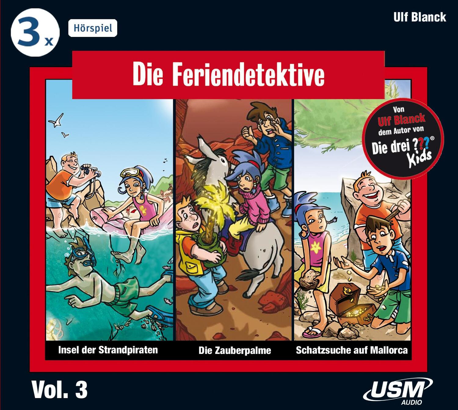 Cover: 9783803239136 | Die Feriendetektive Hörbox 3 | Ulf Blanck | Audio-CD | Feriendetektive