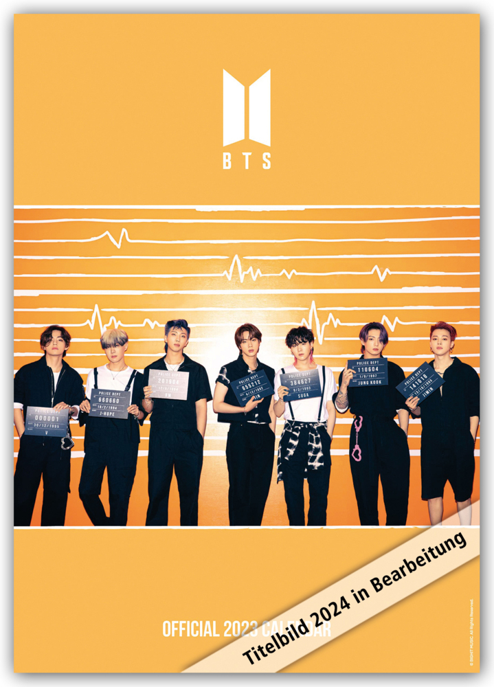 Cover: 9781801229876 | BTS - Bangtan Boys 2024 - A3-Posterkalender | Danilo | Kalender | 2024