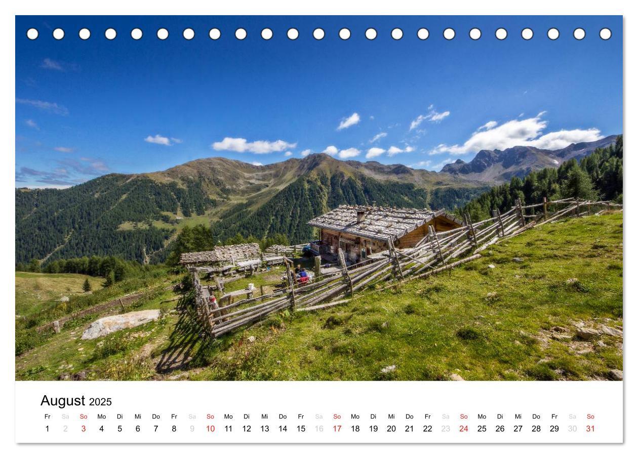 Bild: 9783435494590 | Almen im Ultental (Tischkalender 2025 DIN A5 quer), CALVENDO...