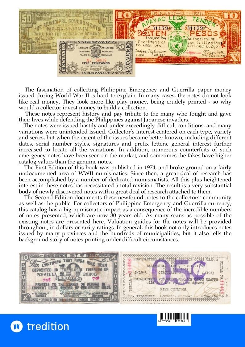 Rückseite: 9783384221391 | Philippine Emergency and Guerrilla Currency of World War II - 2nd...