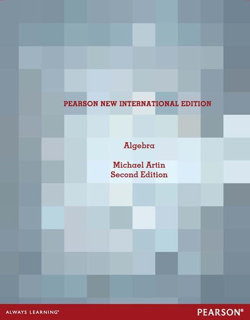 Cover: 9781292027661 | Algebra | Pearson New International Edition | Michael Artin | Buch