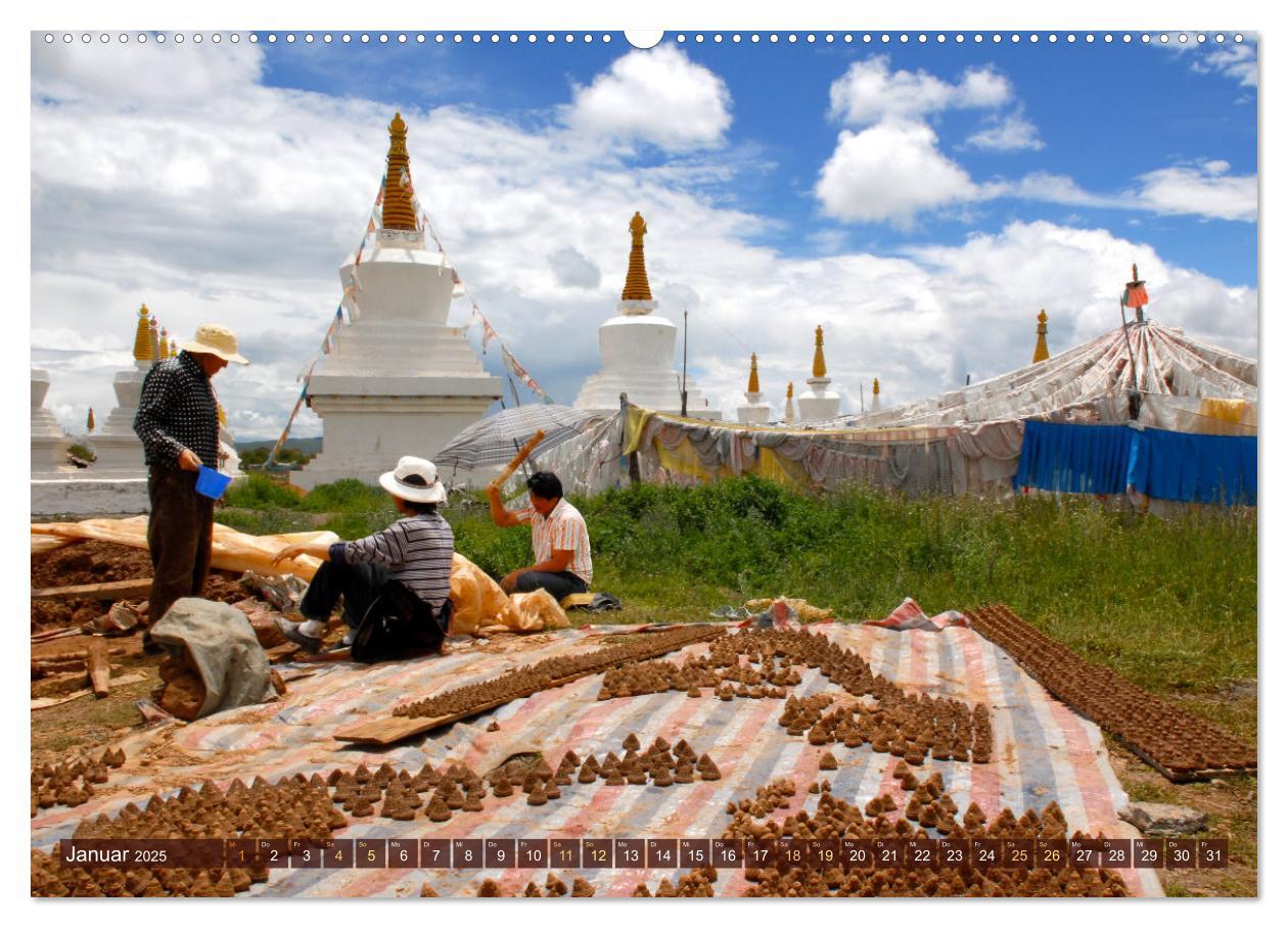 Bild: 9783383975783 | Tibet bewegt (hochwertiger Premium Wandkalender 2025 DIN A2 quer),...