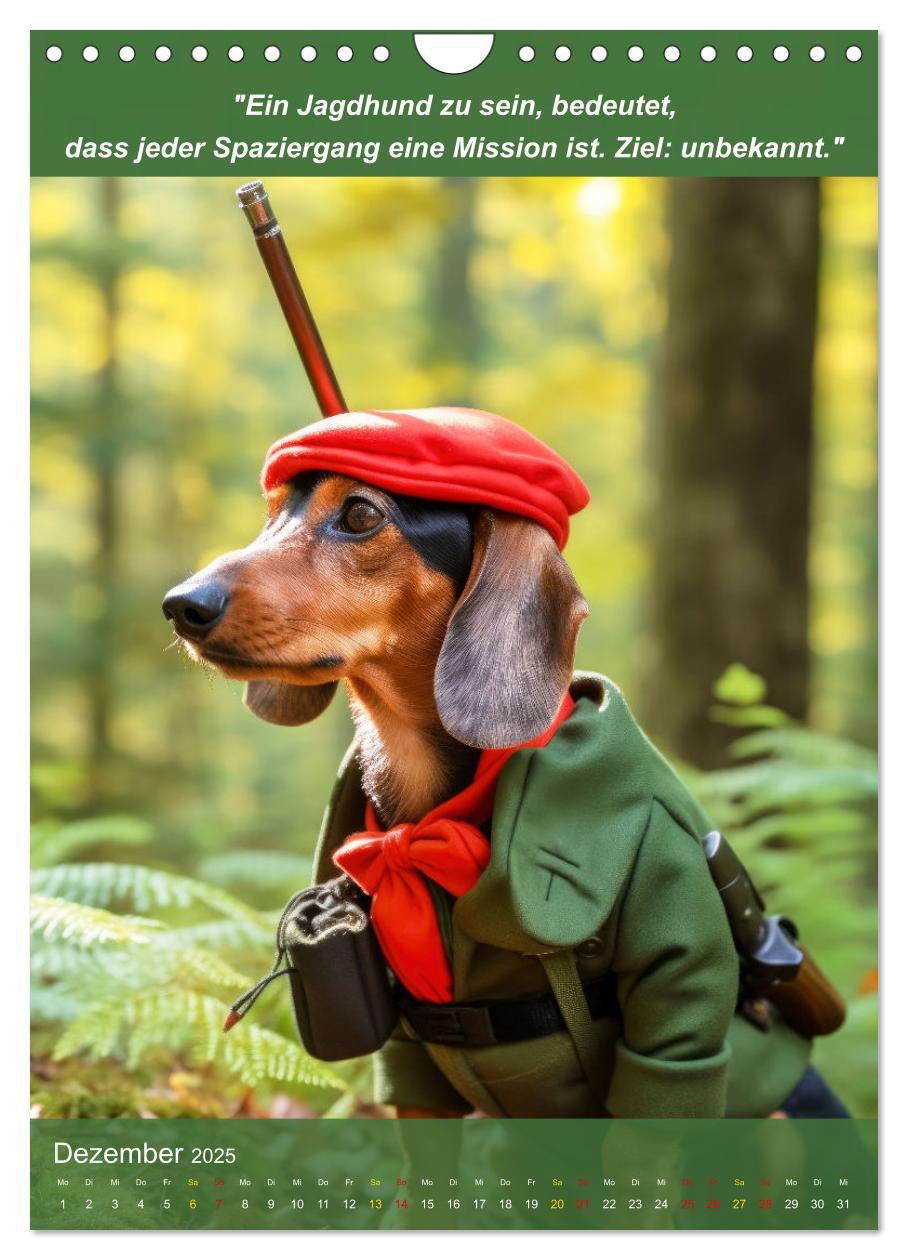 Bild: 9783435967759 | Lustige Jagdhunde mit Jägerlatein (Wandkalender 2025 DIN A4 hoch),...